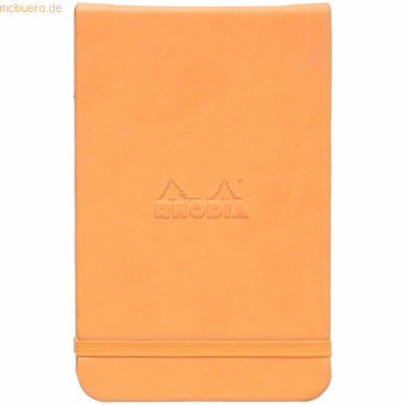 3037921183083 - 2 x Notizblock Webnotepad A6 9x14cm 96 Blatt 90g liniert orange