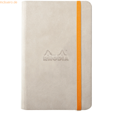 Rhodia Notizbuch Rhodiarama A6 10,5x14,8cm 96 Blatt 90g liniert beige