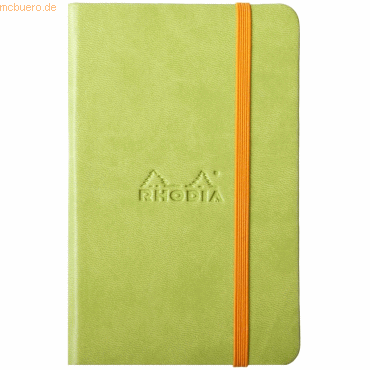 Rhodia Notizbuch Rhodiarama A6 10,5x14,8cm 96 Blatt 90g liniert anisgr