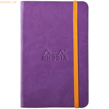 Rhodia Notizbuch Rhodiarama A6 10,5x14,8cm 96 Blatt 90g liniert violet