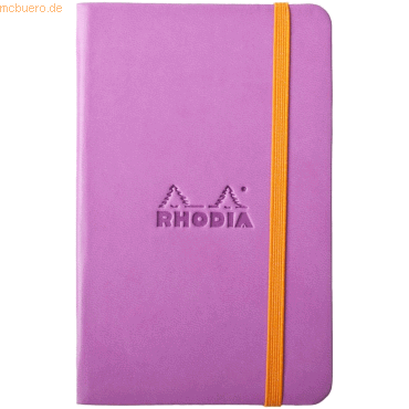 Rhodia Notizbuch Rhodiarama A6 10,5x14,8cm 96 Blatt 90g liniert fliede