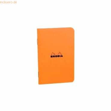 3037921191880 - 10 x Notizheft A5 liniert 48 Blatt orange