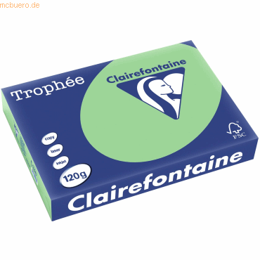 3329680122800 - Kopierpapier Trophee 1228C naturgrün pastell A4 120g 3329680122800 250 Blatt 3329680122800 - Kopierpapier Trophee 1228C naturgrün pastell A4 120g 3329680122800 250 Blatt