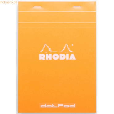 10 x Rhodia Notizblock DotPad Nr. 16 A5 14,8x21cm 80 Blatt 80g Dot Gri