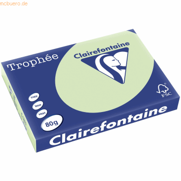 3329680189100 - Kopierpapier Trophee 1891C grün A3 80g 3329680189100 500 Blatt 3329680189100 - Kopierpapier Trophee 1891C grün A3 80g 3329680189100 500 Blatt