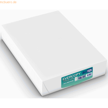 3288580192606 - 4 x Kopierpapier A4 Evercopy Premium 100g qm Recycling