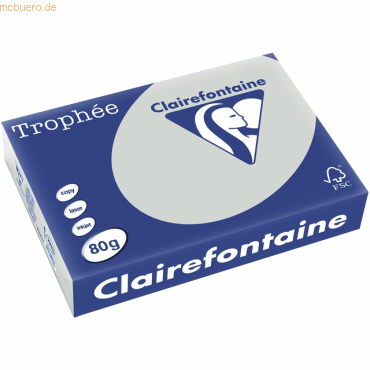 3329680199307 - Kopierpapier Trophee 1993C stahlgrau A4 80g 3329680199307 500 Blatt 3329680199307 - Kopierpapier Trophee 1993C stahlgrau A4 80g 3329680199307 500 Blatt