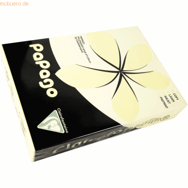 3329680212075 - Multifunktionspapier Papago A4 210x297mm 80g qm gelb VE 3329680212075 - Multifunktionspapier Papago A4 210x297mm 80g qm gelb VE