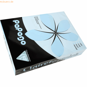 3329680212174 - 5 x Multifunktionspapier Papago A4 210x297mm 80g qm bla