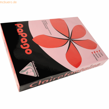 3329680213348 - 5 x Multifunktionspapier Papago A3 420x297mm 80g qm rot 3329680213348 - 5 x Multifunktionspapier Papago A3 420x297mm 80g qm rot