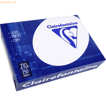 4 x Clairefontaine Multifunktionspapier Clairalfa A4 210x297mm 210g/qm