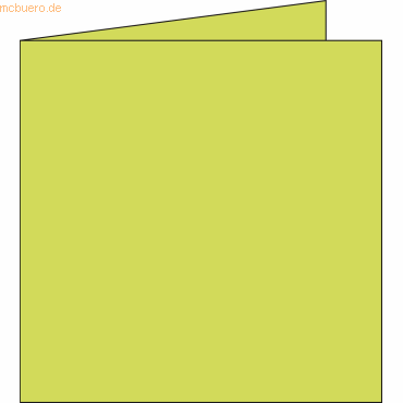 3329680228403 - Doppelkarte Pollen 135x135mm 210g VE=25 Stück knospengr