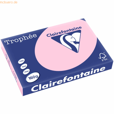 3329680263800 - Kopierpapier Trophee 2638C rosa A3 160g  3329680263800 250 Blatt