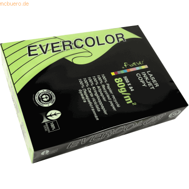 5 x Clairefontaine Multifunktionspapier evercolor RC A4 210x297mm 80g/