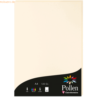 3329680420401 - Motivpapier 4204C A4 120g Pollen sand 3329680420401 Cla