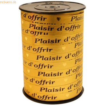 3329686021756 - Geschenkband Plaisir doffrir 10mmx225m gold 3329686021756 - Geschenkband Plaisir doffrir 10mmx225m gold