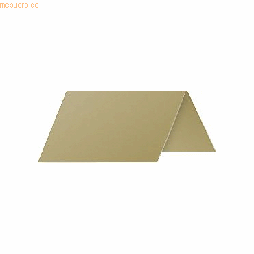 3329680750959 - 10 x Tischkarte Pollen 85x80mm 210g VE=25 Stück gold