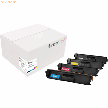 Freecolor Toner kompatibel mit Brother HL-L8250/L8350 CMYK Multipack