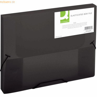 5705831023093 - Sammelmappe KF02309 A4 Kunststoff für ca 250 Blatt schwarz transparent 5705831023093 Q-CONNECT