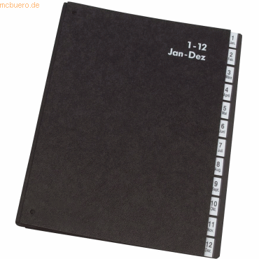 5705831045637 - Pultordner KF0456 A4 A-Z schwarz 24-teilig 5705831045637 - Pultordner KF0456 A4 A-Z schwarz 24-teilig