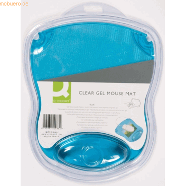 5705831200852 - Mauspad mit Handgelenkauflage Gel transparent blau