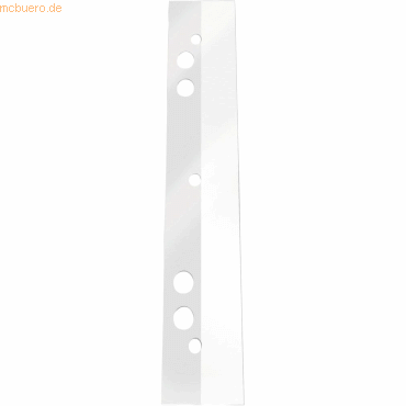 Connect Heftstreifen A4 295mm selbstklebend transparent VE=50 Stück