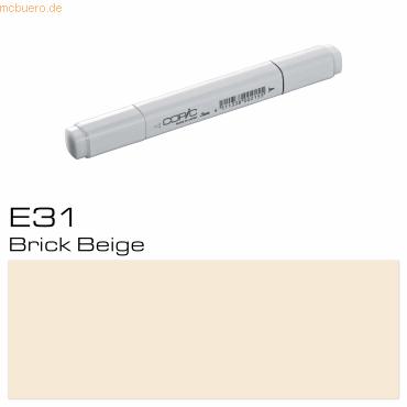 4511338001004 - 3 x Marker E31 Brick Beige