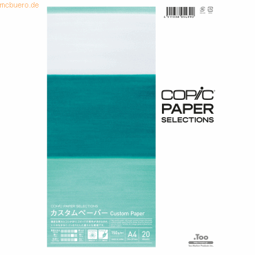 COPIC Zeichenpapier Paper Selections Custom A4 20 Blatt 150 g/qm