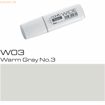 4511338019641 - 3 x Marker Wide W3 warm grey