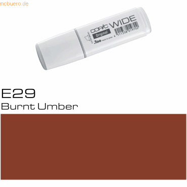 4511338019443 - 3 x Marker Wide E29 Burnt Umber