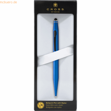 Cross Drehkugelschreiber Tech 2 Stylus Metallic Blau Blister