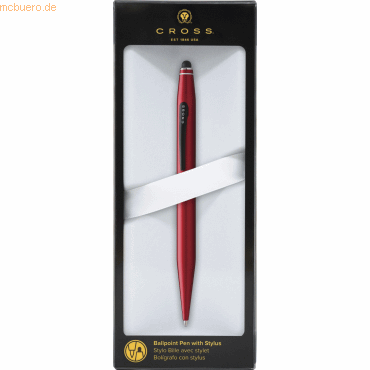 0073228122106 - Kugleschreiber Tech 2 Metallic-Rot mit Stylus Self Serve 0073228122106 Cross