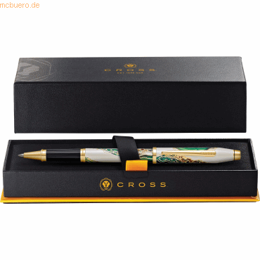 0073228138763 - Rollerball Wanderlust Borneo Weiß-LackGrünGold 0073228138763 Cross