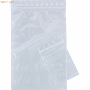 4016737202040 - Debagrip Druckverschlussbeutel 70x100 mm 50µ transparent 401