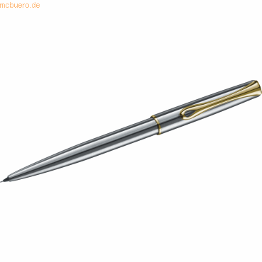 Diplomat Druckbleistift Traveller Edelstahl gold 0,5