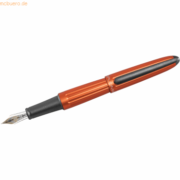 4009746011352 - Füllhalter Aero orange 14 kt EF