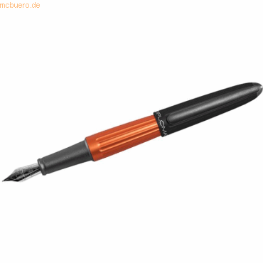 4009746013707 - Füllhalter Aero black orange 14 kt EF