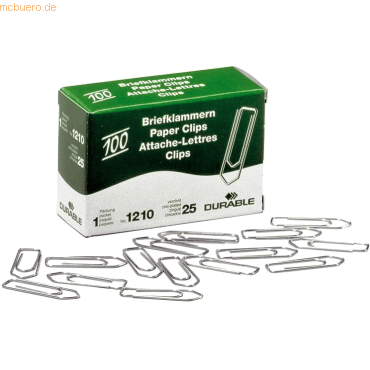 4005546102061 - Büroklammern 1210-25 32mm Metall verzinkt silber 4005546102061 121025 100 Stück 4005546102061 - Büroklammern 1210-25 32mm Metall verzinkt silber 4005546102061 121025 100 Stück