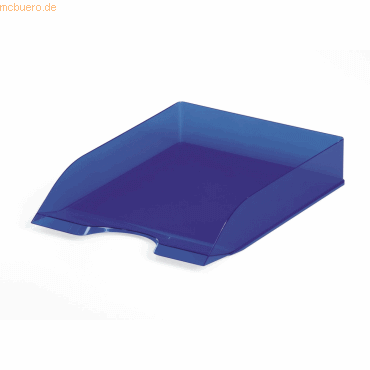 4005546105994 - Briefablage Basic 1701673540 A4   C4 blau-transparent Kunststoff stapelbar