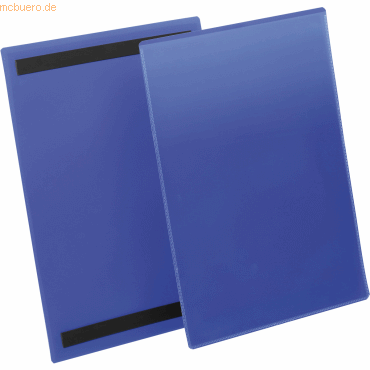 Durable Kennzeichnungstasche magnetisch A4 blau VE=50 Stück