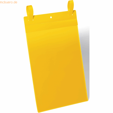 Durable Gitterboxtasche mit Lasche A4 hoch PP gelb VE=50 Stück