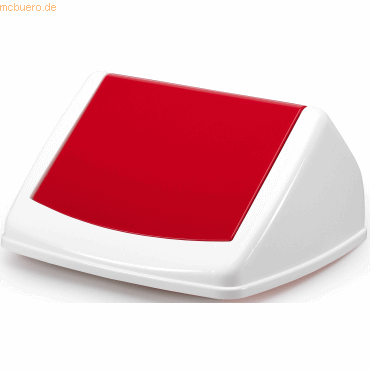 7318080001231 - Schwingdeckel Durabin Flip Lid Square 40 rot