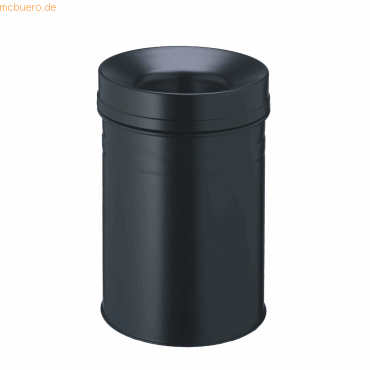 4005546988863 - Papierkorb Safe+ rund 15l schwarz