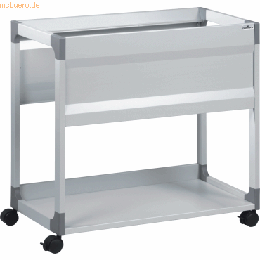 Durable Hängemappenwagen System File Trolley 90 A4 für 90 Mappen grau