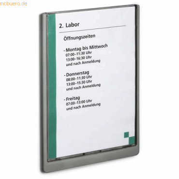 Durable Türschild A4 graphit