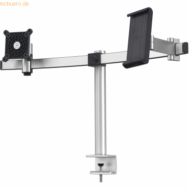 4005546998428 - 508723 Monitor Halterung Pro für 1 Monitor und 1 Tablet verschiebbare 360° drehbare VESA-Befestigung für VESA Bildschirm 4005546998428 - 508723 Monitor Halterung Pro für 1 Monitor und 1 Tablet verschiebbare 360° drehbare VESA-Befestigung für VESA Bildschirm