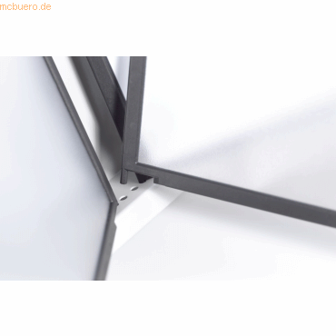 4005546505626 - 5 x Sichttafel Sherpa Panel PIN-Adapter A4 PP schwarz