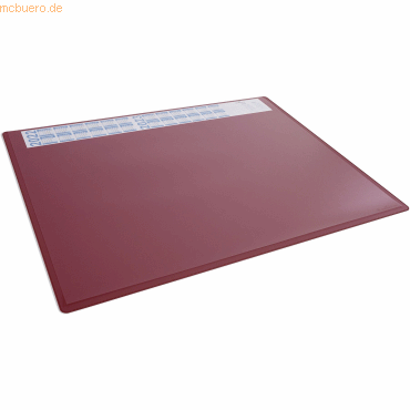 4005546731896 - Schreibunterlage 650 x 500 mm rot PP mit transparenter Folienauflage und 4005546731896 Durable