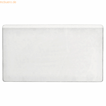 Durable Visitenkarten-Tasche Pocketfix 105x65mm transparent VE=10 Stüc