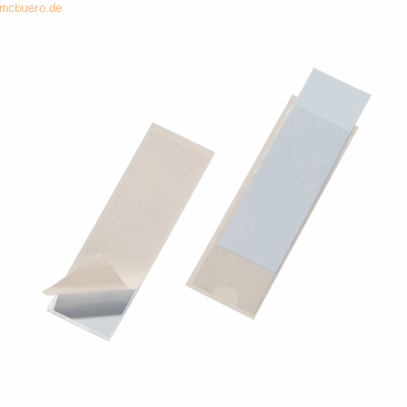 Durable Selbstklebetasche Pocketfix 125x40mm transparent VE=10 Stück